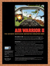 1996 Air Warrior II PC Original Advertisement / Retro Wall Art v1