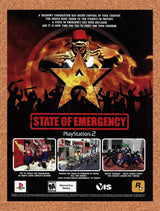 2002 State Of Emergency PS2 Original Advertisement / Retro Promo v1