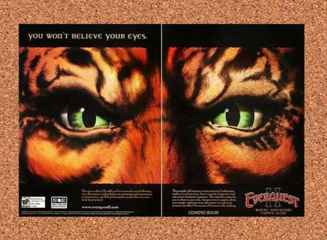 Everquest 2 PC II Original 2006 Ad Authentic Windows SOE Video Game Promo