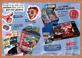 1994 Data East Arcade Games Original Advertisement / Retro Promo v1
