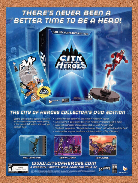 2004 City Of Heroes 6 Collectors DVD Edition Original Advertisement / Promo v6