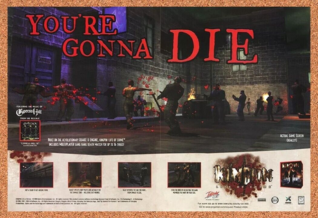 Kingpin Life Of Crime PC Original 2001 Ad Authentic Interplay Video Game Promo