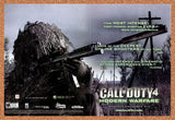 Call Of Duty 4 Modern Warfare Original 2007 Vintage Ad - Video Game Art Promo