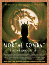 1995 Mortal Kombat Movie Theatric Release Original Advertisement / Promo v1