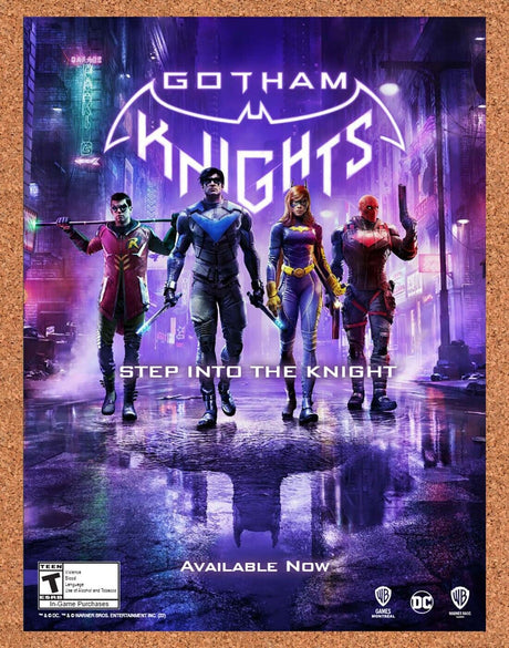Gotham Knights PS5 Original 2003 Ad - Video Game Promo