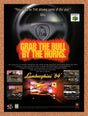 1998 Lamborghini 64 N64 Original Advertisement / Retro Wall Art v1