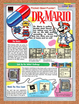 1990 Dr Mario Game Boy Original Advertisement / Retro Wall Art v1