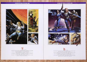 1991 Buck Rogers Early PC Game Story Original Ad / Retro Wall Art v1