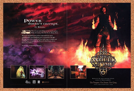 Wheel Of Time PC Original 2000 Print Ad Authentic RPG Video Game Promo v2
