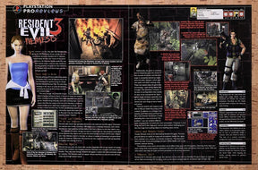 1999 Resident Evil 3 Nemesis PS1 Review Original Ad / Retro Wall Art v8