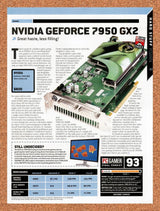2006 nVidia GeForce 7950 GX2 Original Advertisement / Retro Promo vr2