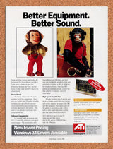 1992 ATI Sound Cards Original Advertisement / Retro Promo v1