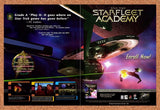 1998 Star Trek Starfleet Academy PC Original Advertisement / Retro Promo v5