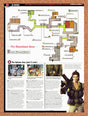 1999 Resident Evil 3 Nemesis Downtown Area Map Original Ad / Promo vr9