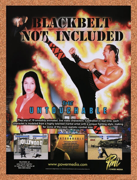 1999 The Untouchable PC Original Advertisement / Retro Wall Art v1
