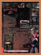 2000 Dino Crisis 2 PS1 Original Advertisement / Retro Promo vr1
