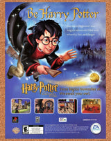 Harry Potter The Sorcerers Stone PS1 Original 2002 Ad Authentic Video Game Promo