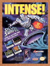1991 Silver Surfer NES Original Advertisement / Retro Wall Art v1