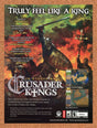 Crusader Kings PC Original 2006 Ad Authentic Strategy RTS Video Game Promo