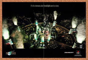 1997 Final Fantasy VII PS1 Original Advertisement / Retro Promo v7