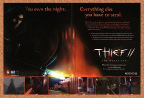 2000 Thief II The Metal Age PC Original Advertisement / Retro Promo v2