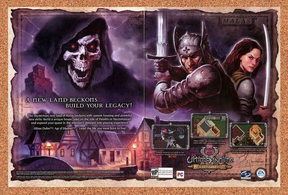 Ultima Online PC Age Of Shadows Original 2005 Ad Authentic Video Game Promo v1