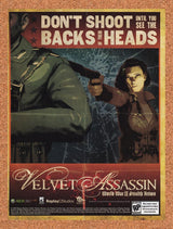 2008 Velvet Assassin World War II Stealth Action Xbox 360 Original Ad v4
