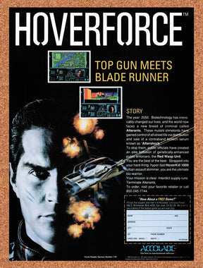 1991 Hoverforce IBM Original Advertisement / Retro Wall Art v1