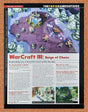 WarCraft III Reign Of Chaos PC Original 2001 Ad Authentic Video Game Promo