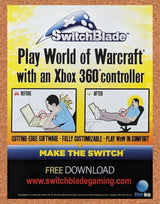 World Of WarCraft PC Original 2008 Ad Authentic SwitchBlade Video Game Promo