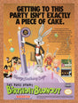 1990 Bugs Bunny Birthday Blowout NES Original Advertisement / Retro Wall Art v1