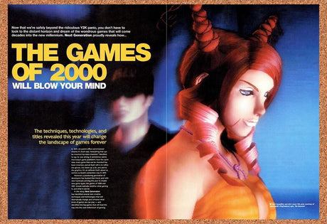 The Bouncer PS2 Original 2000 Vintage Ad - The Games Of 2001 Preview Promo