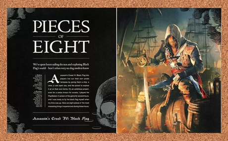 Assassin's Creed 4 Black Flag PS4 Original 2014 Ad Authentic Video Game Promo