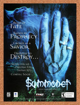 Summoner PC Original 2001 Ad Authentic THQ Action RPG Video Game Promo