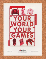 EB Games Your World Your Games Original 2003 Ad Authentic Video Game Promo v2