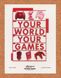 EB Games Your World Your Games Original 2003 Ad Authentic Video Game Promo v2