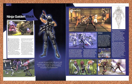 2005 Ninja Gaiden Black Xbox Original Advertisement / Retro Promo v1