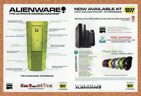 Alienware Original 2004 Ad Authentic Best Buy PC Gaming Retro Tech Promo