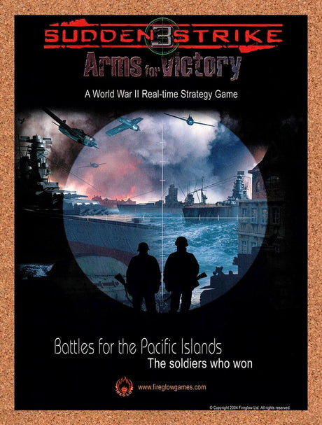 2004 Sudden Strike Arms For Victory PC Original Advertisement / Retro Promo v1