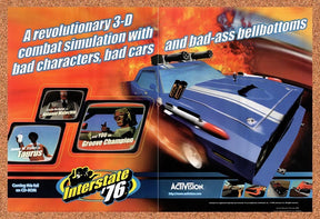 1996 Interstate 76 PC Original Advertisement / Retro Promo v3