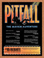 1995 Pitfall Genesis Rebate Original Advertisement / Retro Wall Art v6