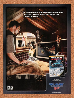 2006 Star Wars Empire At War Wal-Mart Original Advertisement / Retro Promo v4