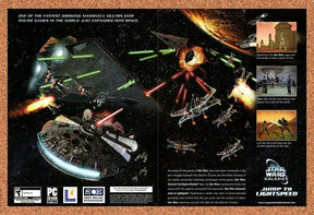 Star Wars Galaxies PC Original 2006 Ad Authentic MMORPG Video Game Promo