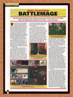 1997 Magic The Gathering Battlemage PC Original Advertisement / Retro Promo vr1