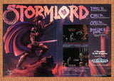 Stormlord Genesis Original 1991 Ad Authentic Sega Video Game Promo
