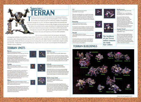 1997 StarCraft Terran Overview Original Advertisement / Retro Promo v6