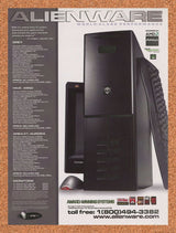 Alienware PC Original 2002 Ad Authentic Performance Gaming Retro Tech Promo