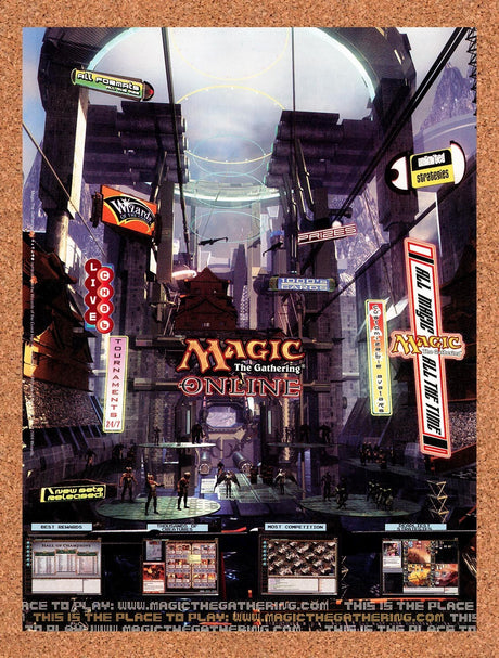 2004 Magic The Gathering Online PC Original Advertisement / Retro Promo v1