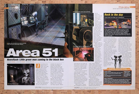 2003 Area-51 Xbox Original Advertisement / Retro Wall Art v4