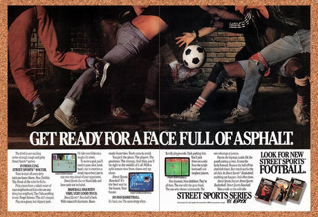 1988 Street Sports Series Apple II Original Advertisement / Retro Promo v1